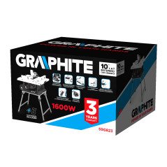 Bordsåg 1600W, 254/30 mm, hopfällbart bord | HandlaSmidigt.se