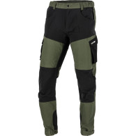 Spodnie z elementami stretch zielono-czarne, '2xl', ce,lahti