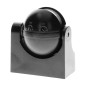 Rörelsesensor 180 grader, vertikal justering, IP44, 1200W, svart