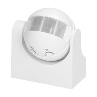 Rörelsesensor 180 grader, vertikal justering, IP44, 1200W, vit
