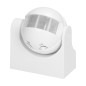 Rörelsesensor 180 grader, vertikal justering, IP44, 1200W, vit