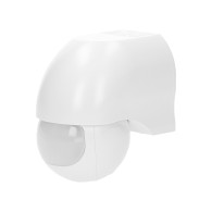 Rörelsesensor 180 grader, justerbar vertikalt och horisontellt, IP44, 1200W, vit