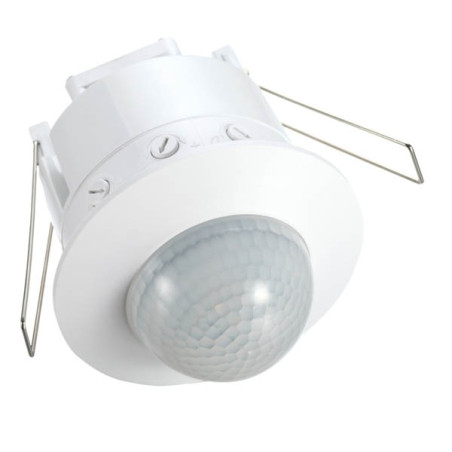 Rörelse- och närvarosensor 360 grader. IP20, 1200W, för infällda tak, 3 sensorer.