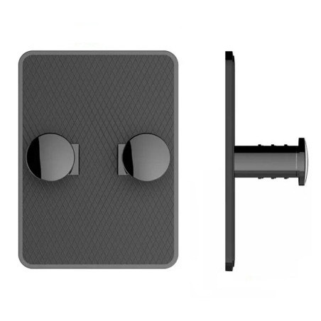 AG807 Rakhyvelhållare svart