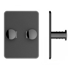 AG807 Rakhyvelhållare svart