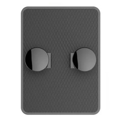 AG807 Rakhyvelhållare svart