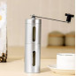 AG839A Silver stål kaffekvarn