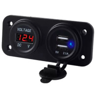 PLS37B Gniazdo zapal. 2xusb