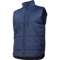 Ärmellose, gefütterte Weste in Marineblau und Schwarz, '2XL', CE, Lahti