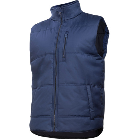 Ärmellose, gefütterte Weste in Marineblau und Schwarz, '2XL', CE, Lahti