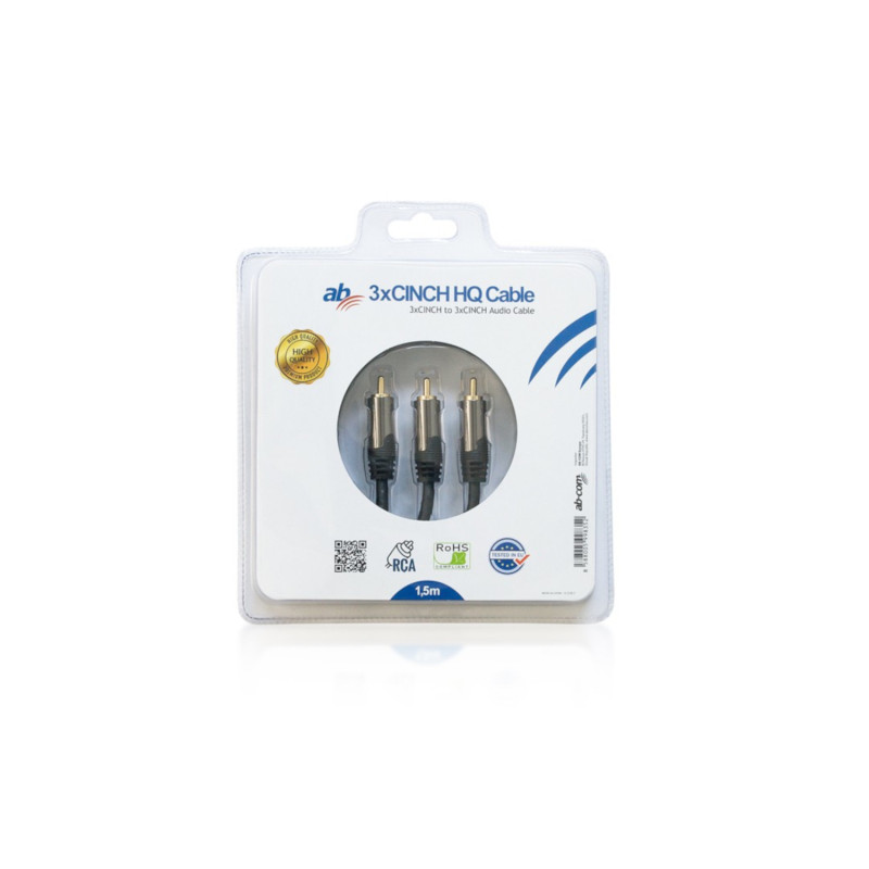 Kabel AB HQ 3xCINCH 1,5m

Kabel AB HQ 3xCINCH 1,5m