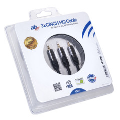 Kabel AB HQ 3xCINCH 1,5m

Kabel AB HQ 3xCINCH 1,5m