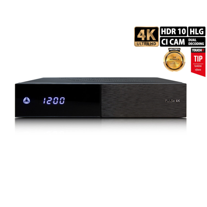 AB PULSe 4K (1x tuner DVB-S2X + 1x tuner DVB-T2/C) 

AB PULSe 4K (1x mottagare DVB-S2X + 1x mottagare DVB-T2/C)