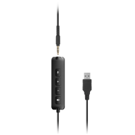 Hörlurar med mikrofon för datorn (USB) Kruger&Matz P3