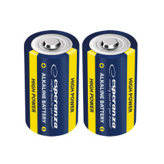 EZB107 Esperanza alkaliska batterier lr14 c 2st blister | HandlaSmidigt.se