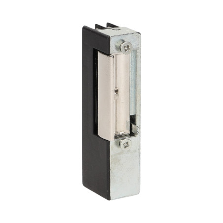 Elektromagnetisk dörrlås med asymmetrisk design, minne och låsfunktion, vänster.