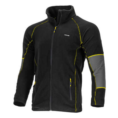 Svart stretchfleece-tröja, '2xl', CE, Lahti