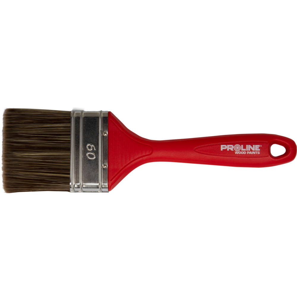 Platt pensel standard 50 mm, plasthandtag, för trä, proline Platt pensel standard 50 mm, plasthandtag, för trä, proline