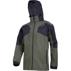 Jacka 3-i-1 med avtagbart foder, grön-svart, 'm', ce, Lahti