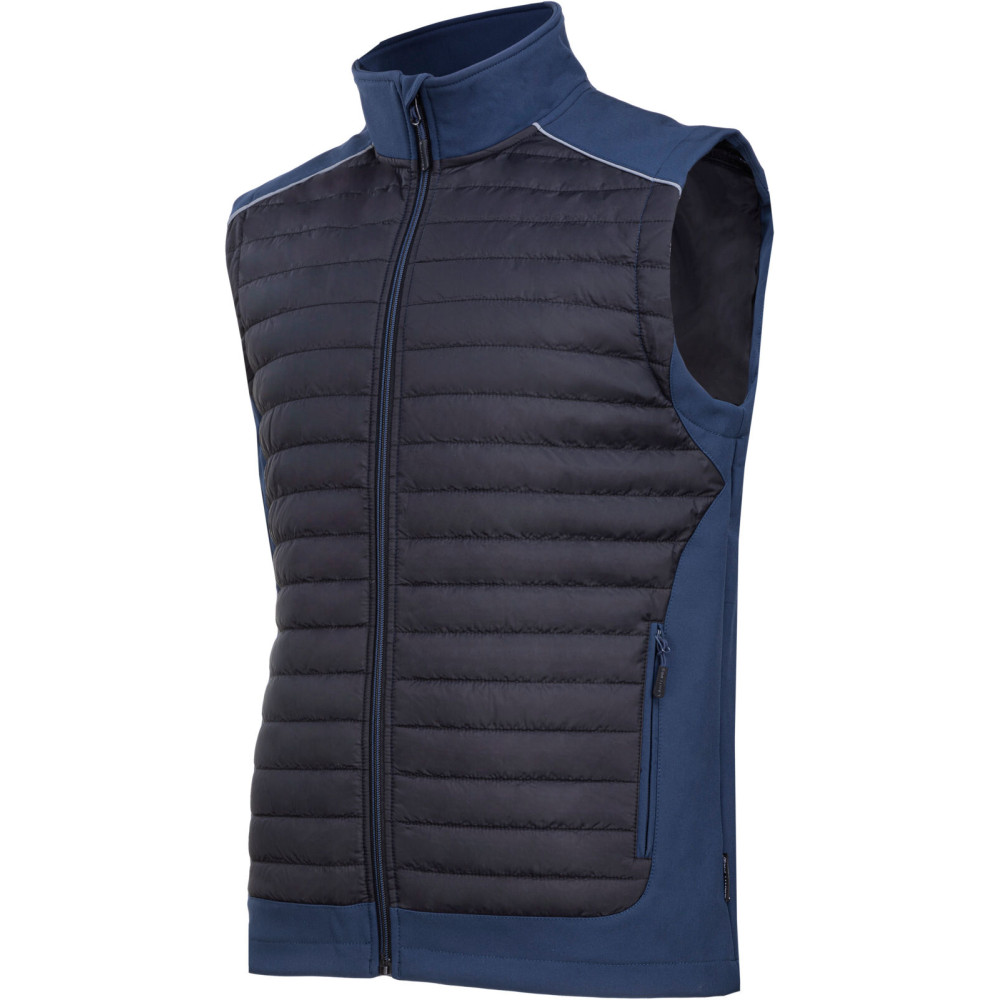 Ärmellose gefütterte Weste, schwarz-blau, '2xl', CE, Lahti Ärmellose gefütterte Weste, schwarz-blau, '2xl', CE, Lahti