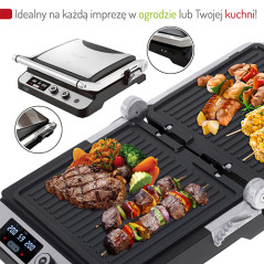 AD 3059 Elektrisk grill med LED 2-i-1