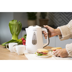 MS 1261 grå plastvattenkokare 1,7 l