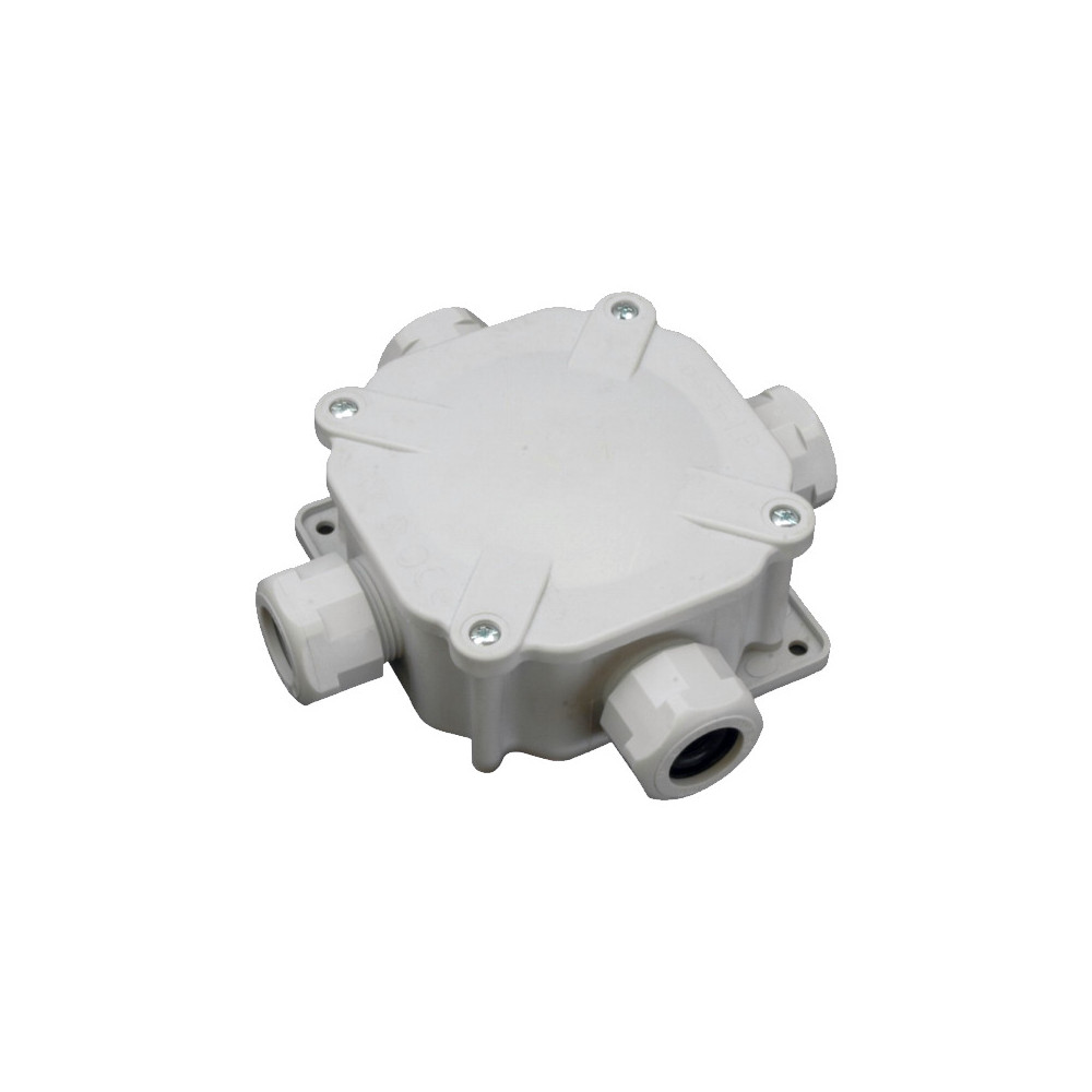 Puszka hermetyczna IP67 / 4 dławnice / 144x144 Puszka hermetyczna IP67 / 4 dławnice / 144x144