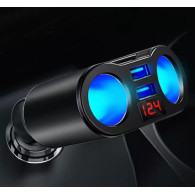 PLS41 Tändaruttag med fördelare + 2xusb