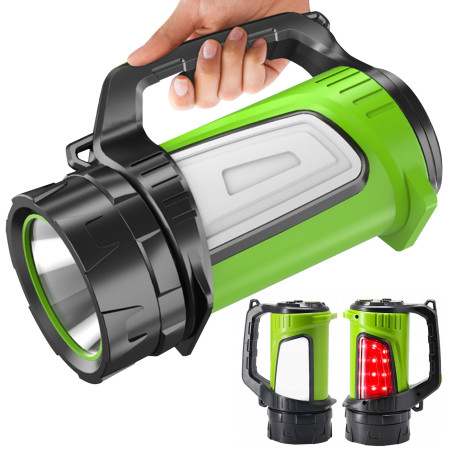 Ficklampa LED 3w1 Maclean, powerbankfunktion, 3 ljuslägen, 5W XM-L-T6, Kallt vitt 6500K, 3,7V 3x18650, 4500mAh, MCE345 |…