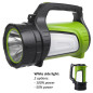 Ficklampa LED 3w1 Maclean, powerbankfunktion, 3 ljuslägen, 5W XM-L-T6, Kallt vitt 6500K, 3,7V 3x18650, 4500mAh, MCE345