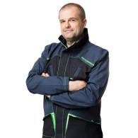 Arbetsjacka Motosyntes, 100% bomull rip stop, storlek S.