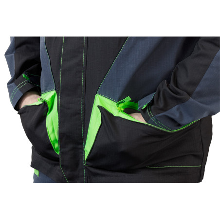 Arbetsblus Motosyntes, 100% bomull ripstop, storlek XXL