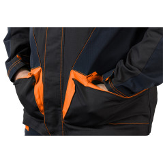 Arbetsjacka Neo Garage, 100% bomull ripstop, storlek S.