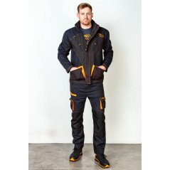 Arbetsjacka Neo Garage, 100% bomull ripstop, storlek S.