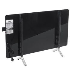 Glasvärmepanel Maclean, 600W infraröd, timer, fjärrkontroll, termostat, WiFi Tuya, svart färg, 55x100cm, MCE536 |…