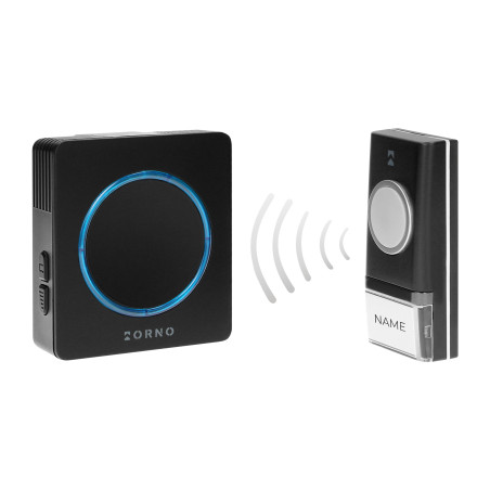 Trådlös ringklocka OPERA DC, batteridriven, inlärningssystem, 48 ljud, 100m