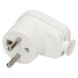 2167-              Vinklad vit elkontakt WT-16
