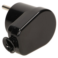 2162- Wtyczka wt-16 kątowa czarna