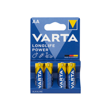 82-593- Alkaliskt batteri aa 1.5 lr6 varta longlife power