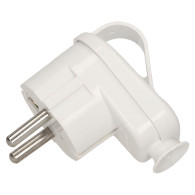 2387- Vinkelkontakt wt-16u/z vit med öra uni-schuko