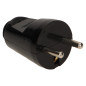 2285- Stickkontakt wt-30 rak svart