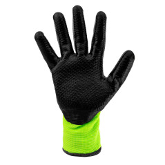 Arbetshandskar fodrade, nylon belagd med latex, 4142X, storlek 9 | HandlaSmidigt.se