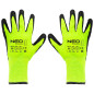 Arbetshandskar fodrade, nylon belagd med latex, 4142X, storlek 10