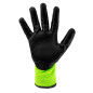Arbetshandskar fodrade, nylon belagd med latex, 4142X, storlek 10