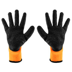 Arbetshandskar fodrade, polyester belagda med latex, 2242X, storlek 10 | HandlaSmidigt.se
