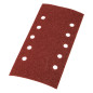 Slipande papper med kardborre 115 x 230 mm, K60, 5 st, med hål