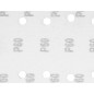 Slipande papper med kardborre 115 x 230 mm, K60, 5 st, med hål