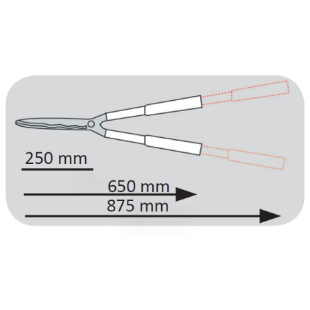 40050 Häcksax 250mm, Proline