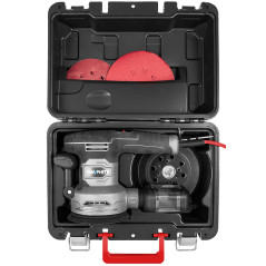 Excentrisk slipmaskin 450W, skiva 125/150 mm, väska | HandlaSmidigt.se