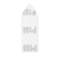 Slippapper med kardborreband Delta 32 x 92 mm, K60, K100, K180, set med 15 stycken.